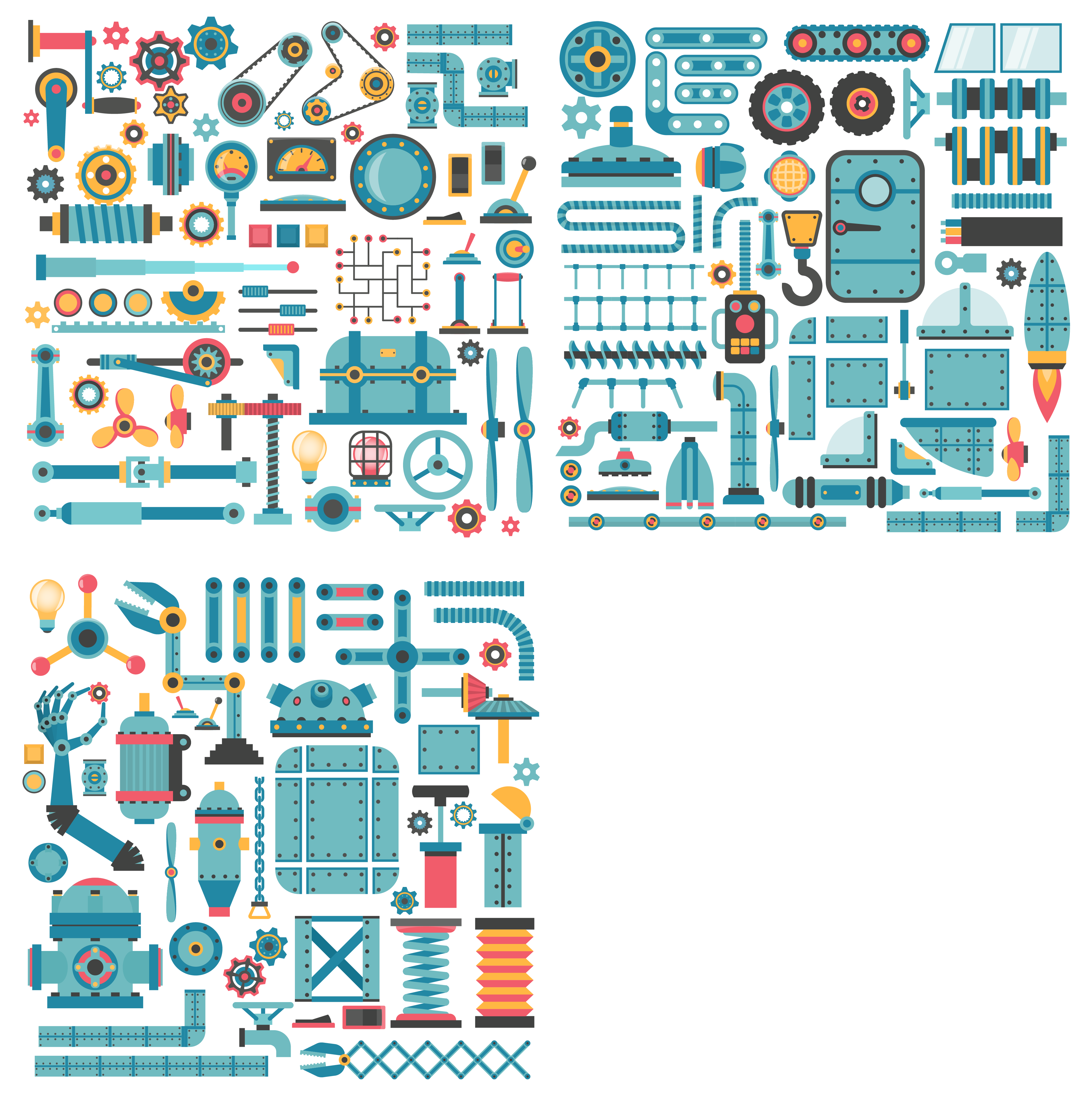 industrial machine from Creative Market